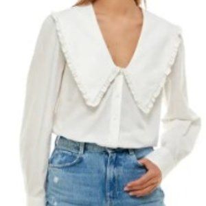 WAYF Esther Collar Blouse